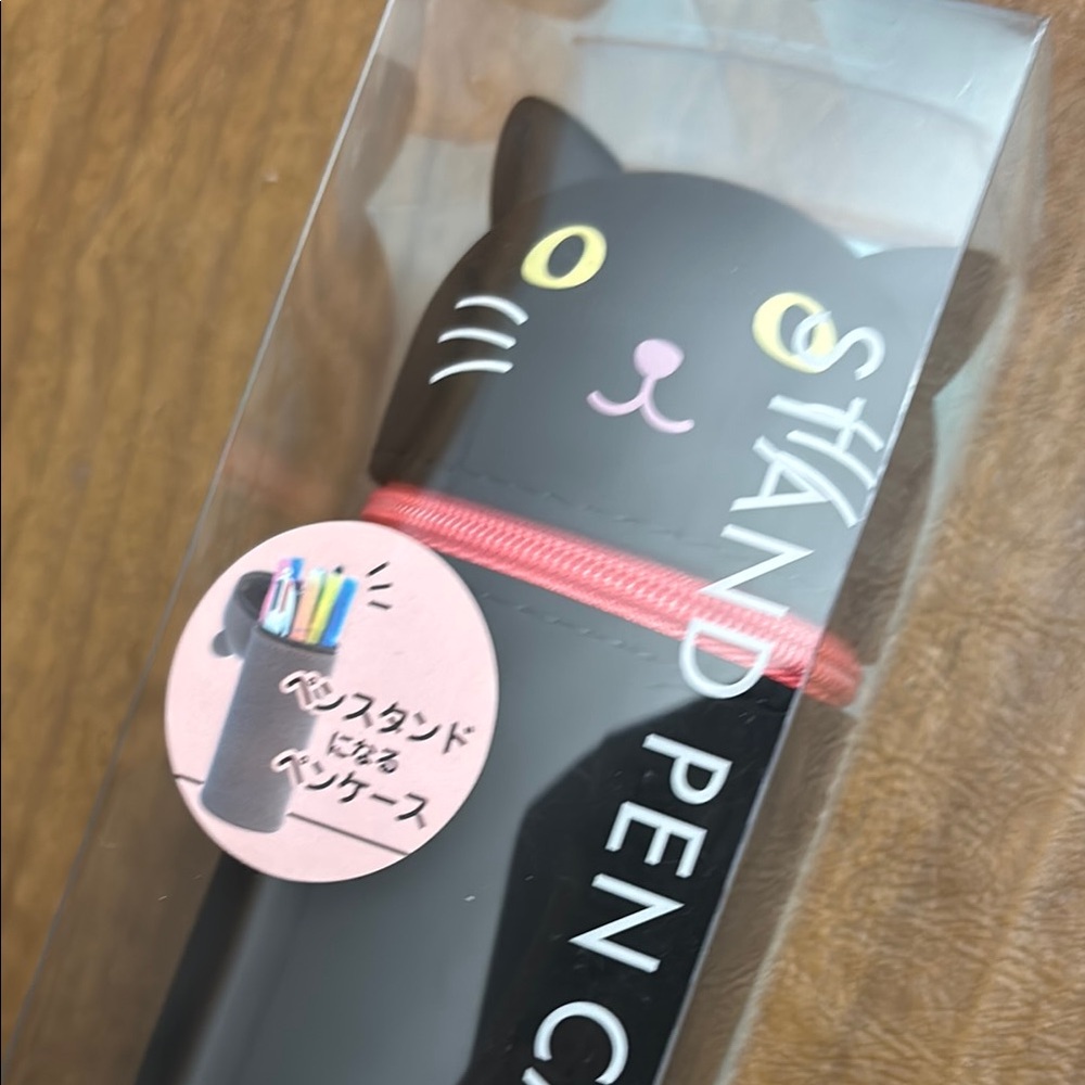 Black Cat Pen Case